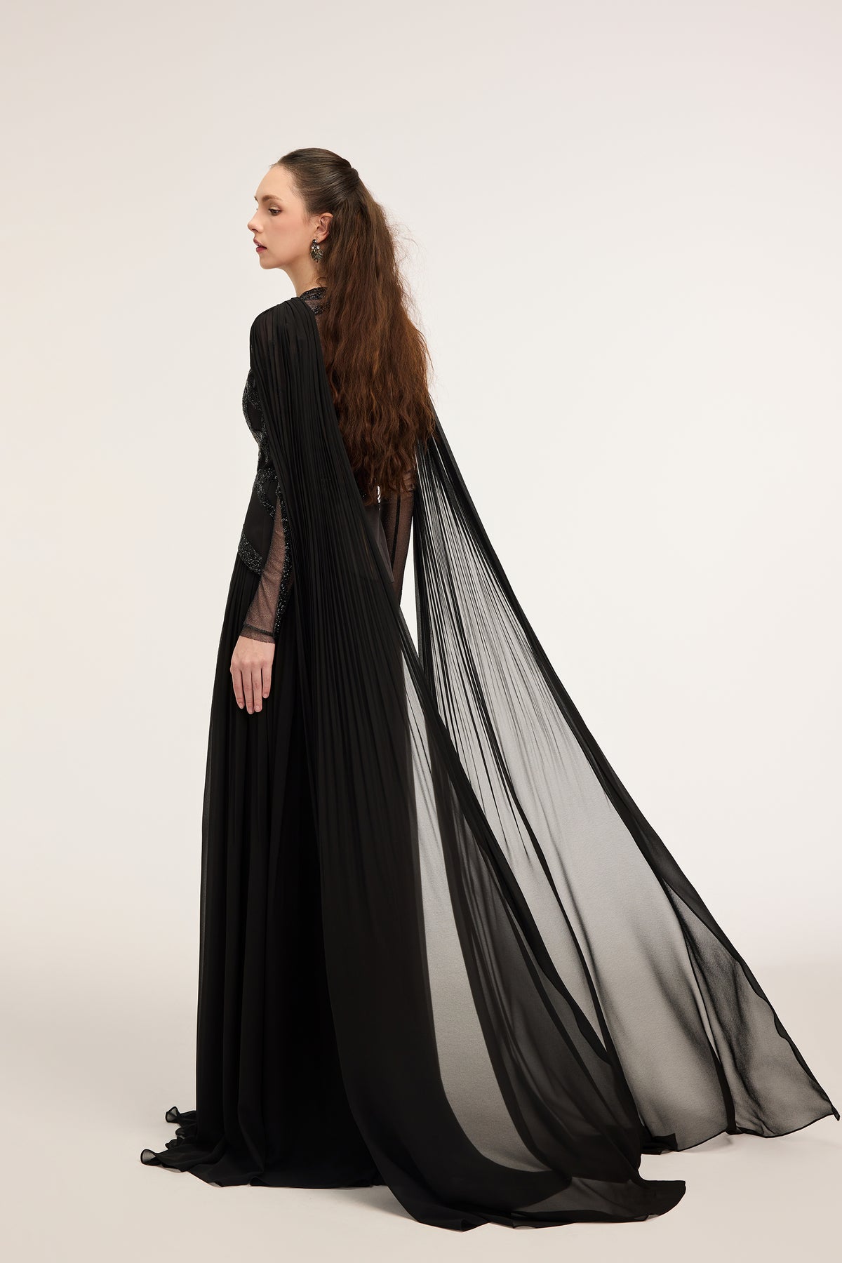 Selene Chiffon & Glitter Tulle dress