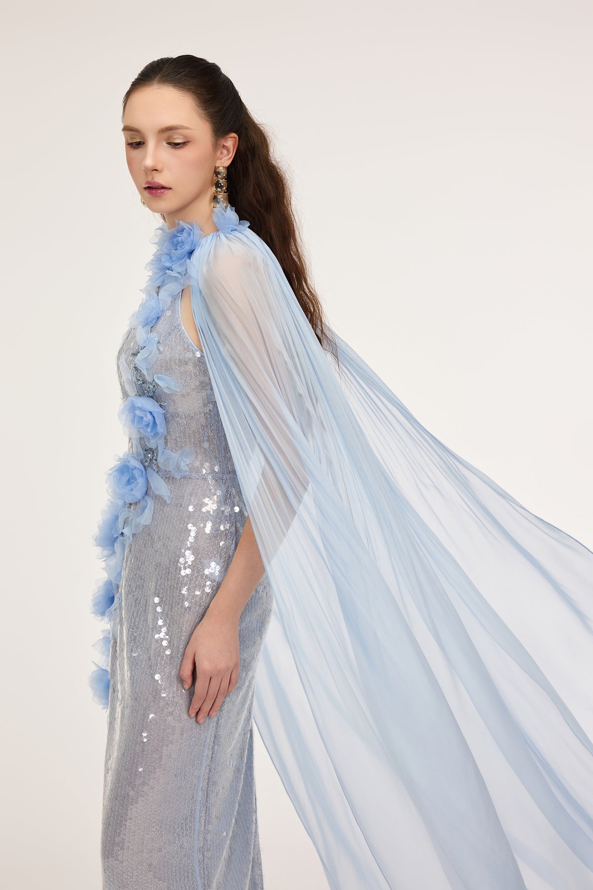 Samira Sequin & Silk dress