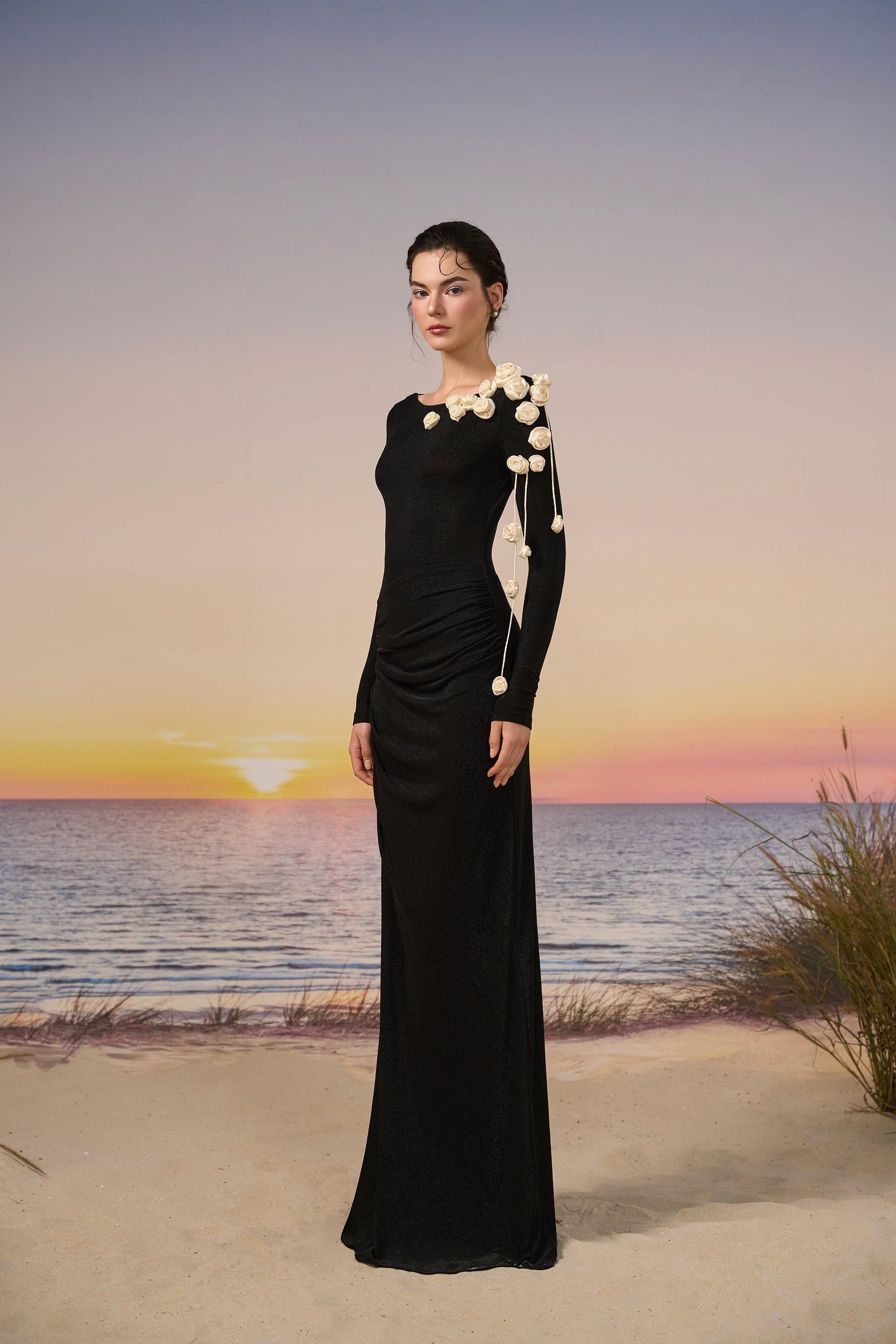 Luna glitter Jersey dress