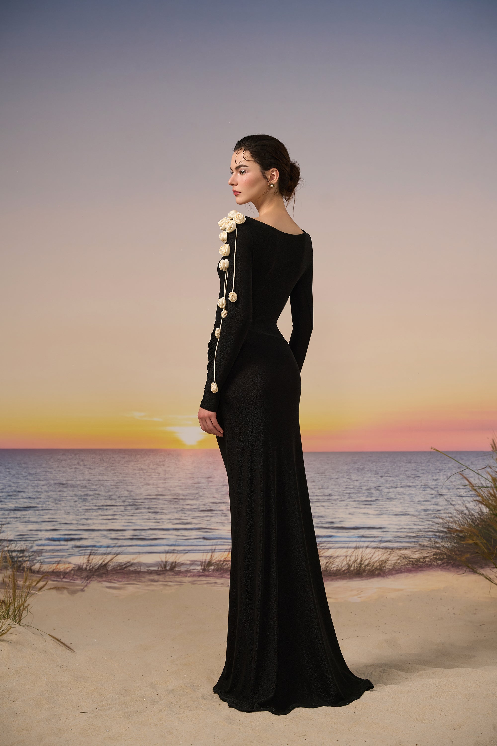 Luna glitter Jersey dress