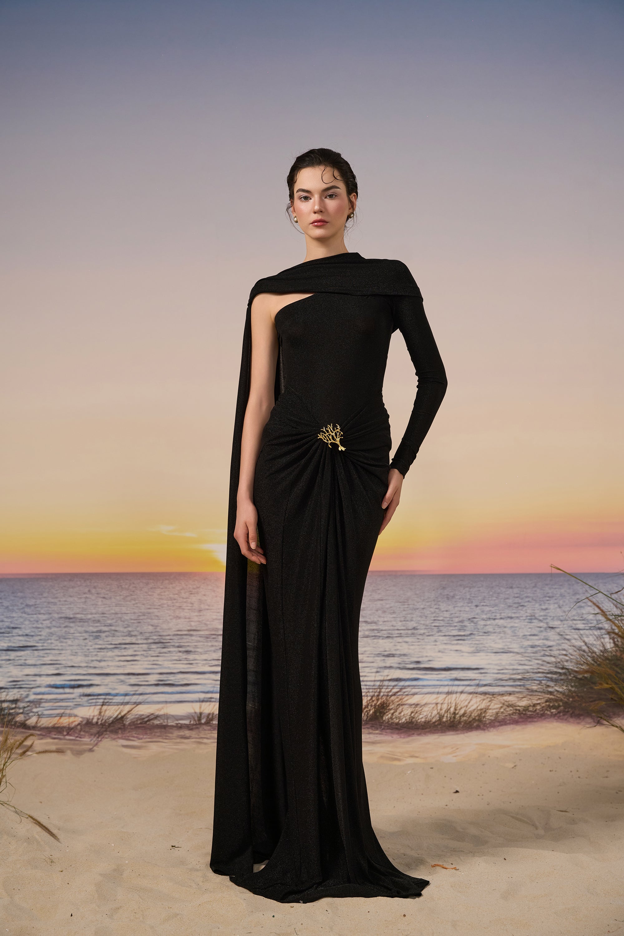 Solea glitter Jersey dress