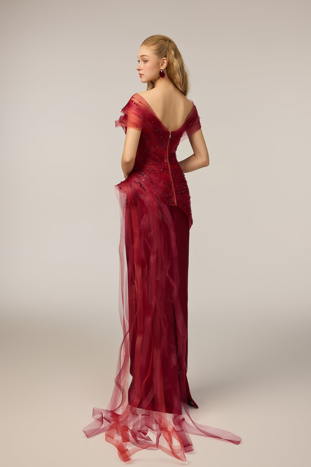 Kalina Tulle & Royal Taffeta dress