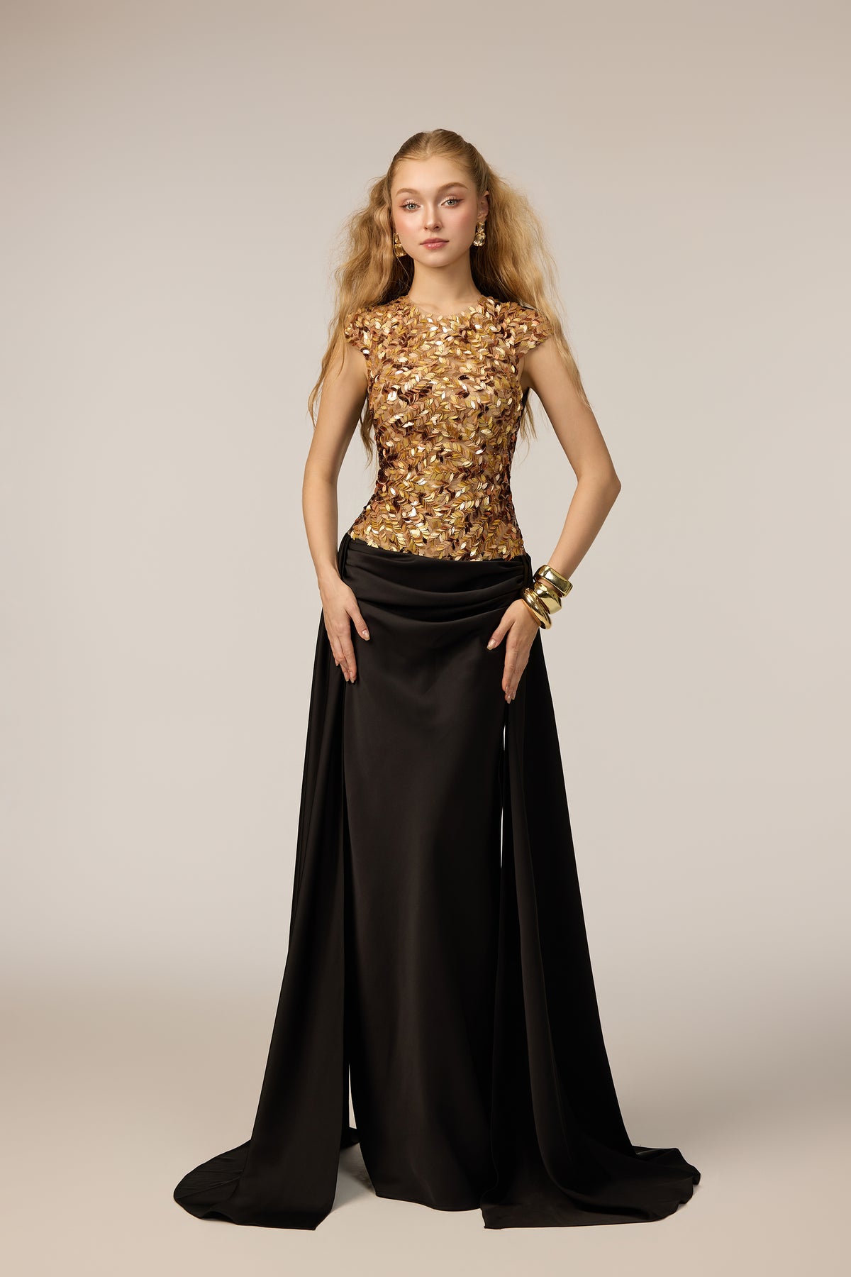Anara Silk Satin dress