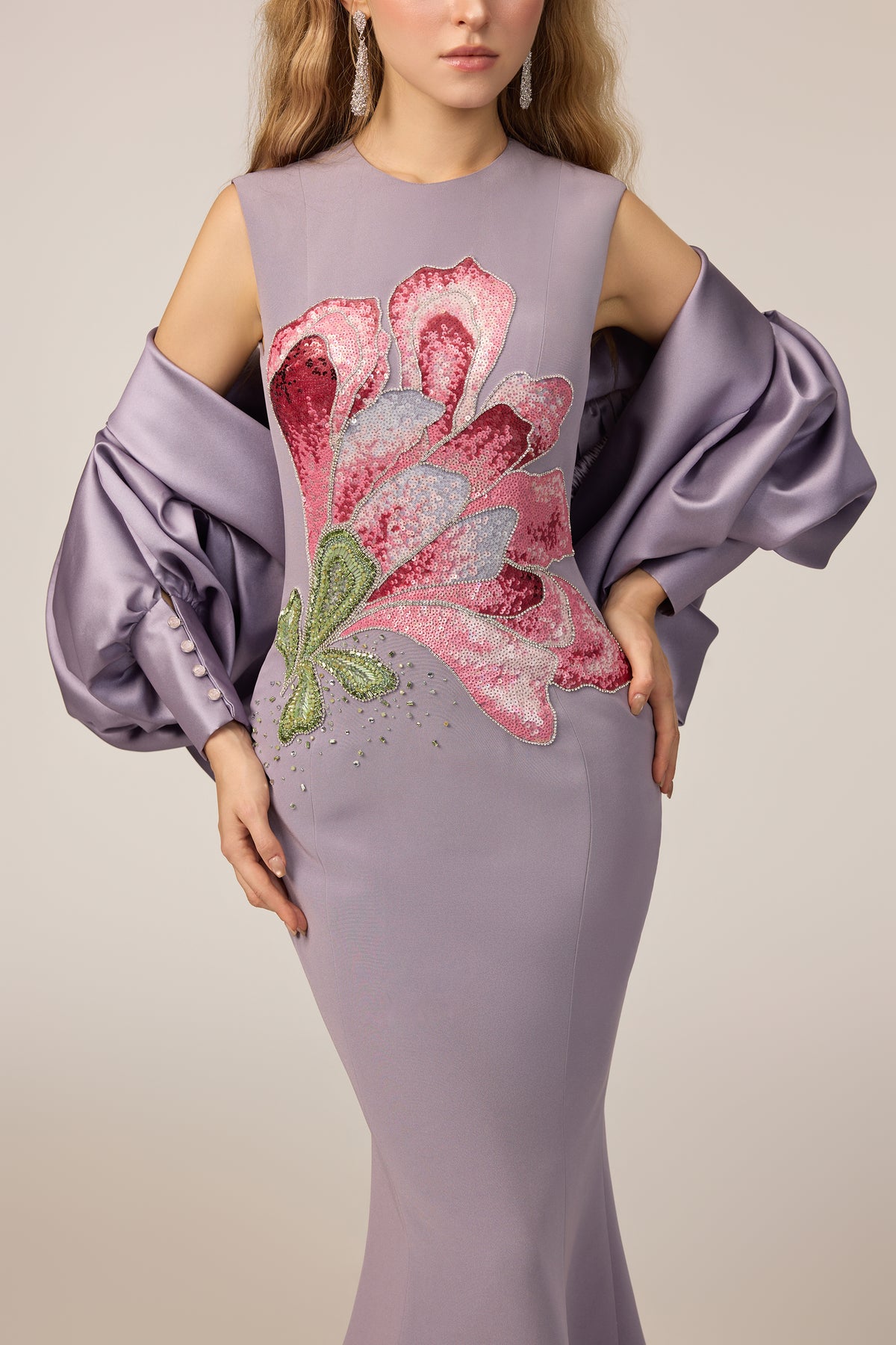 Elvira Royal Silk dress