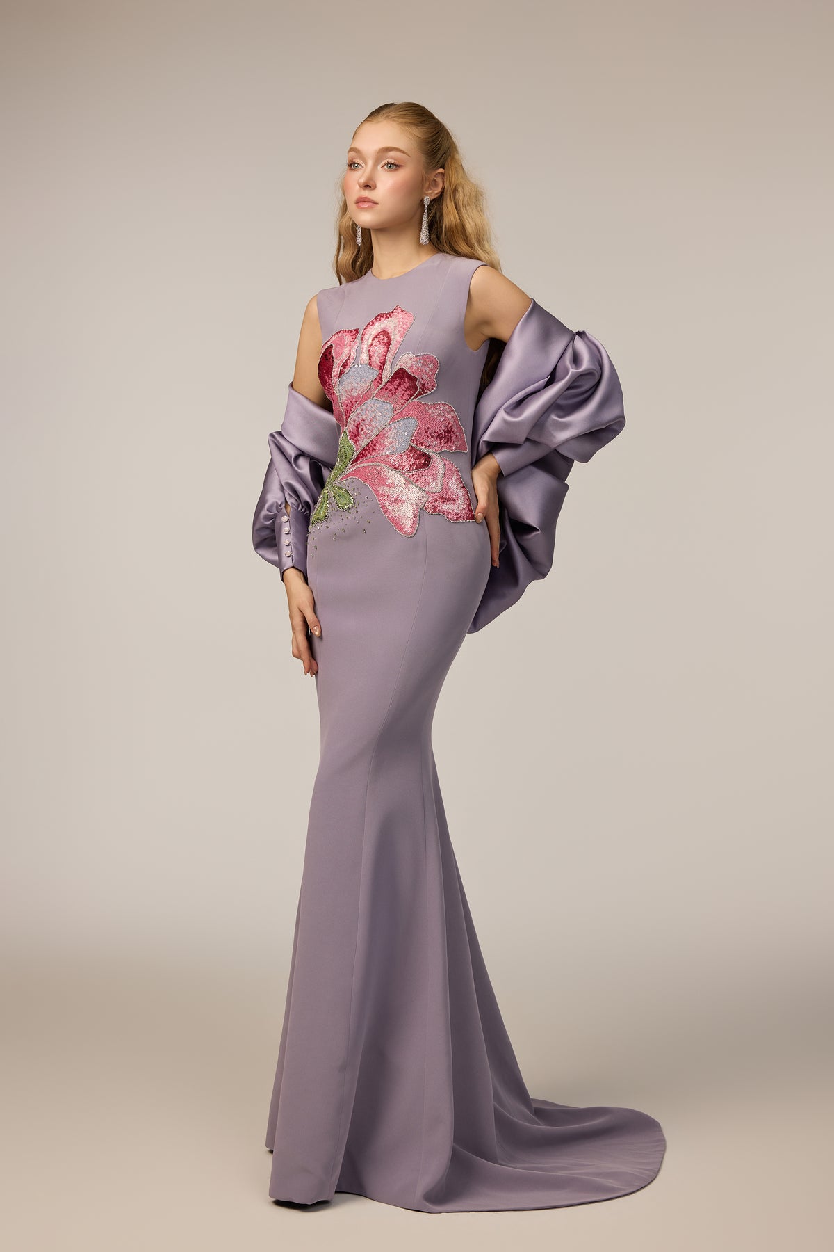 Elvira Royal Silk dress