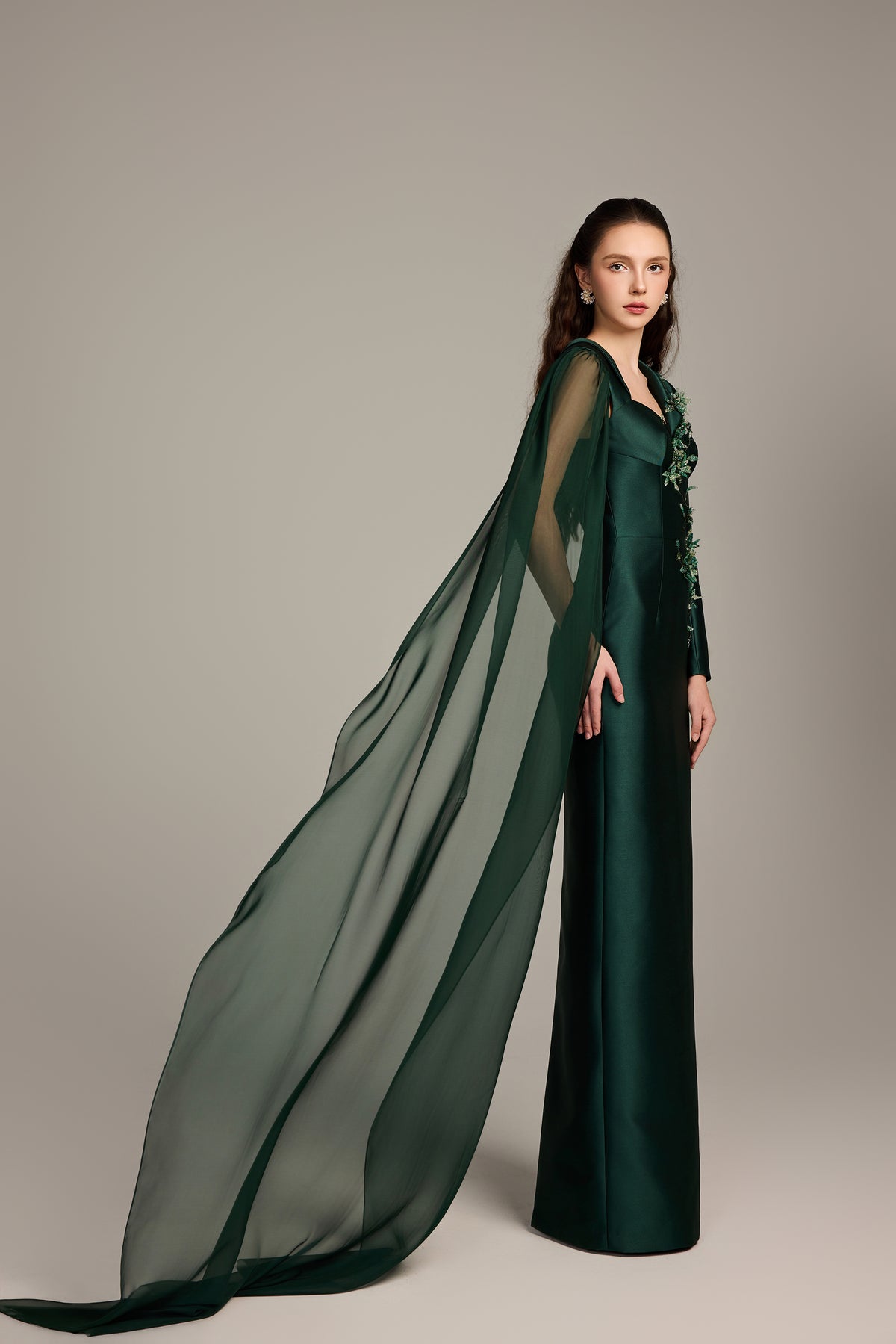 Theodora Royal taffeta & silk dress