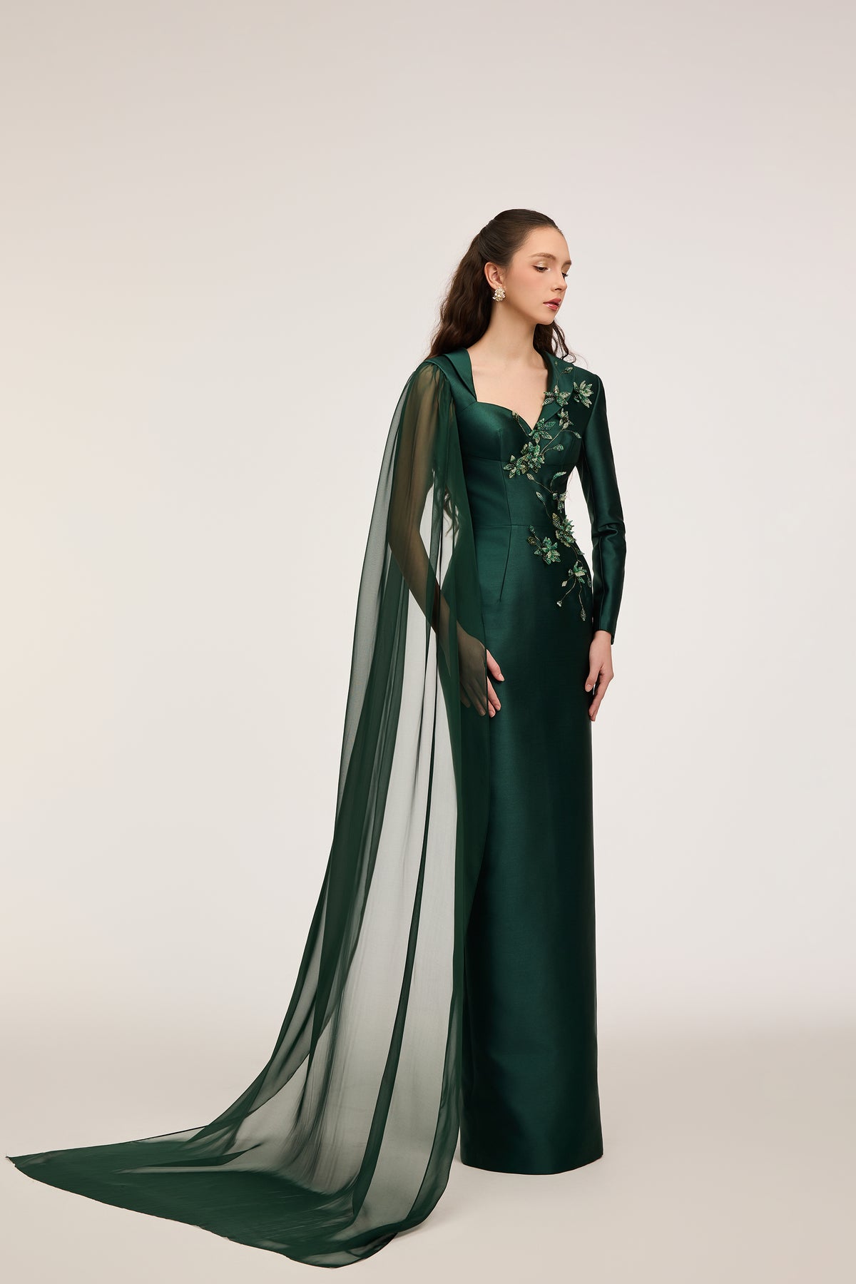 Theodora Royal taffeta & silk dress