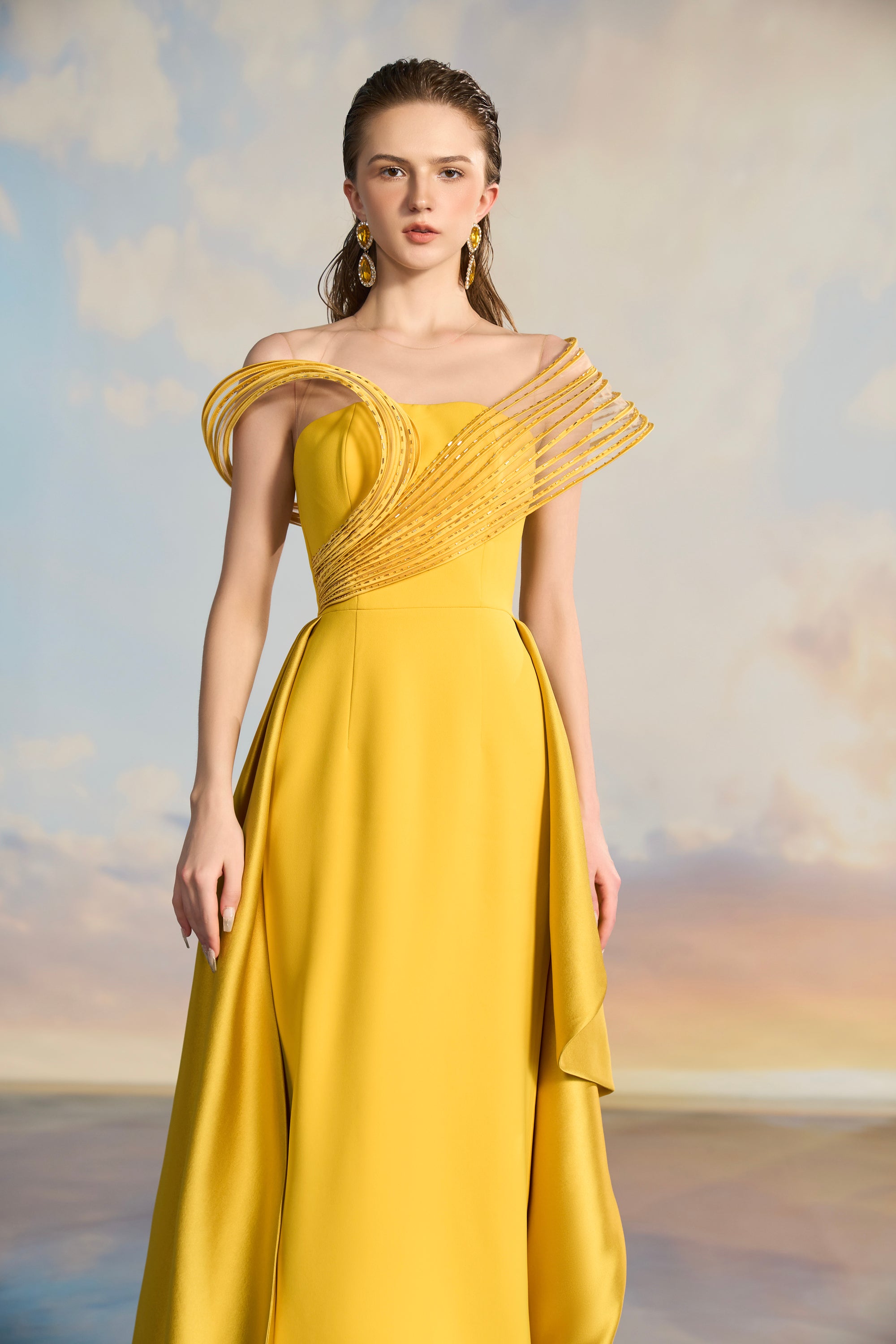 Ladonna Crepe 3D dress