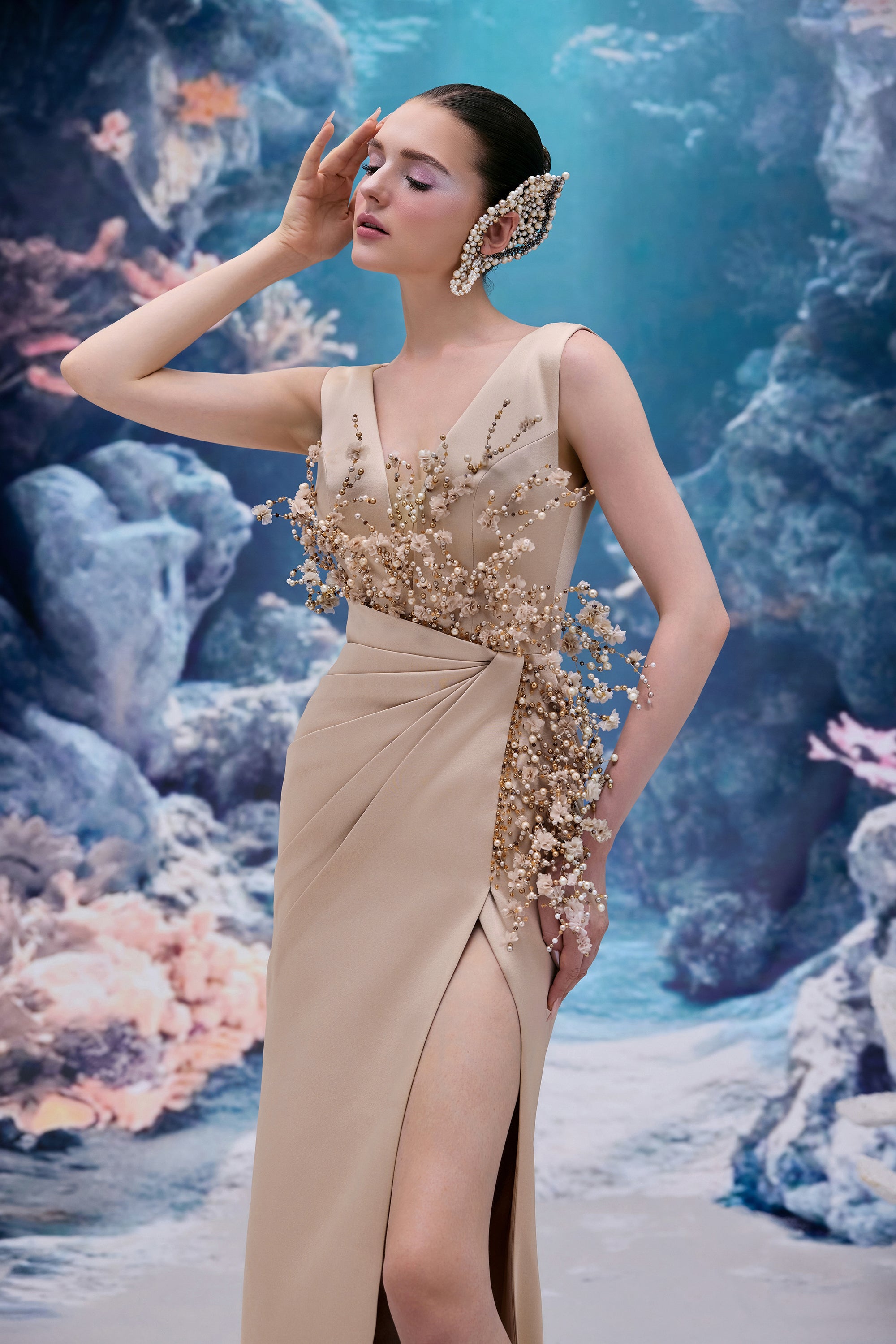 Giselle Silk Satin Dress