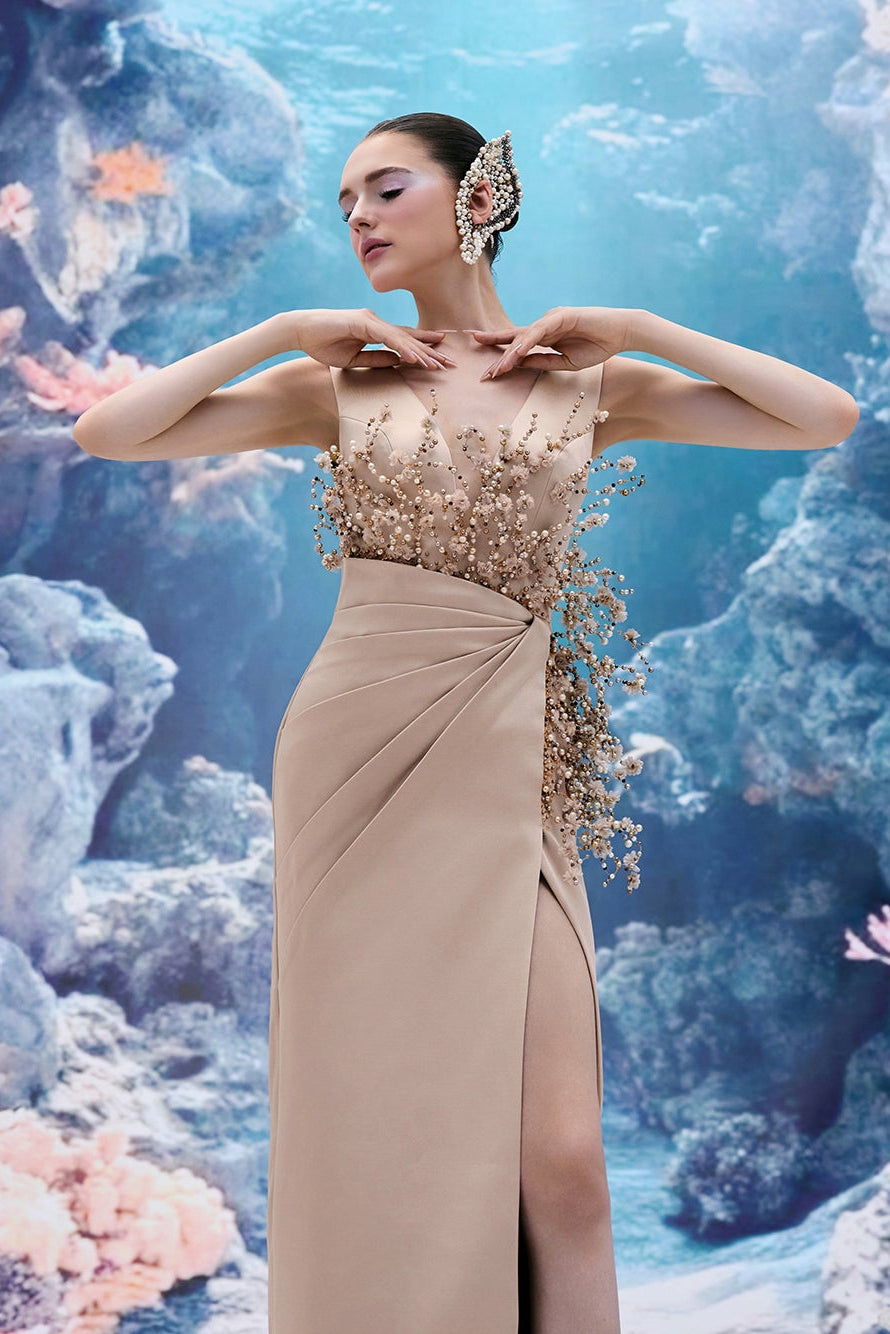 Giselle Silk Satin Dress