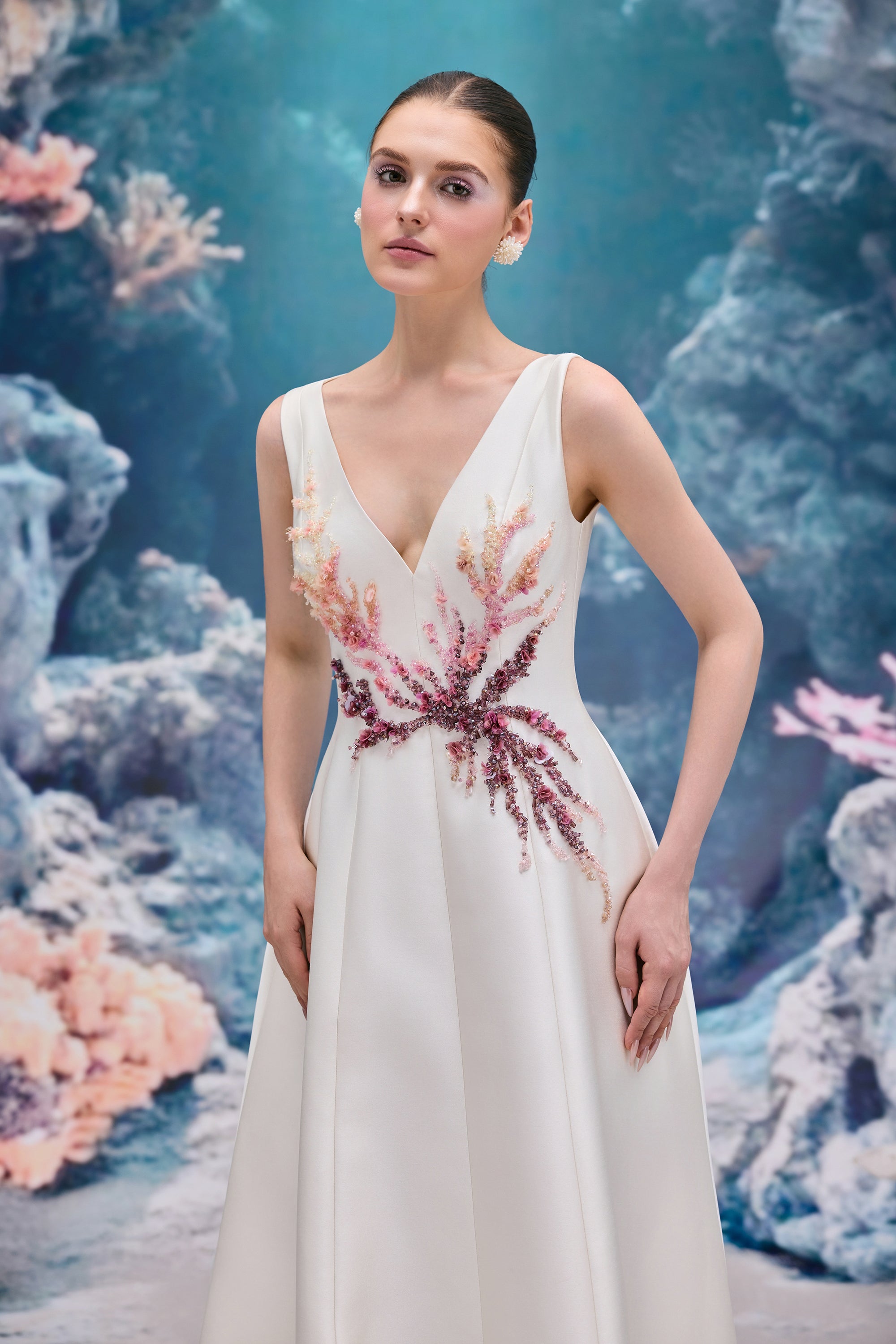 Evelina Royal Taffeta Dress