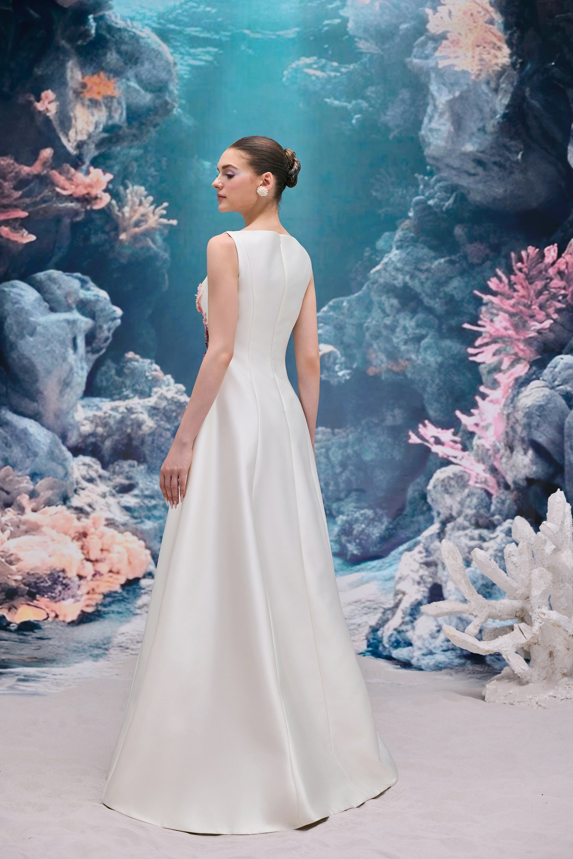 Evelina Royal Taffeta Dress