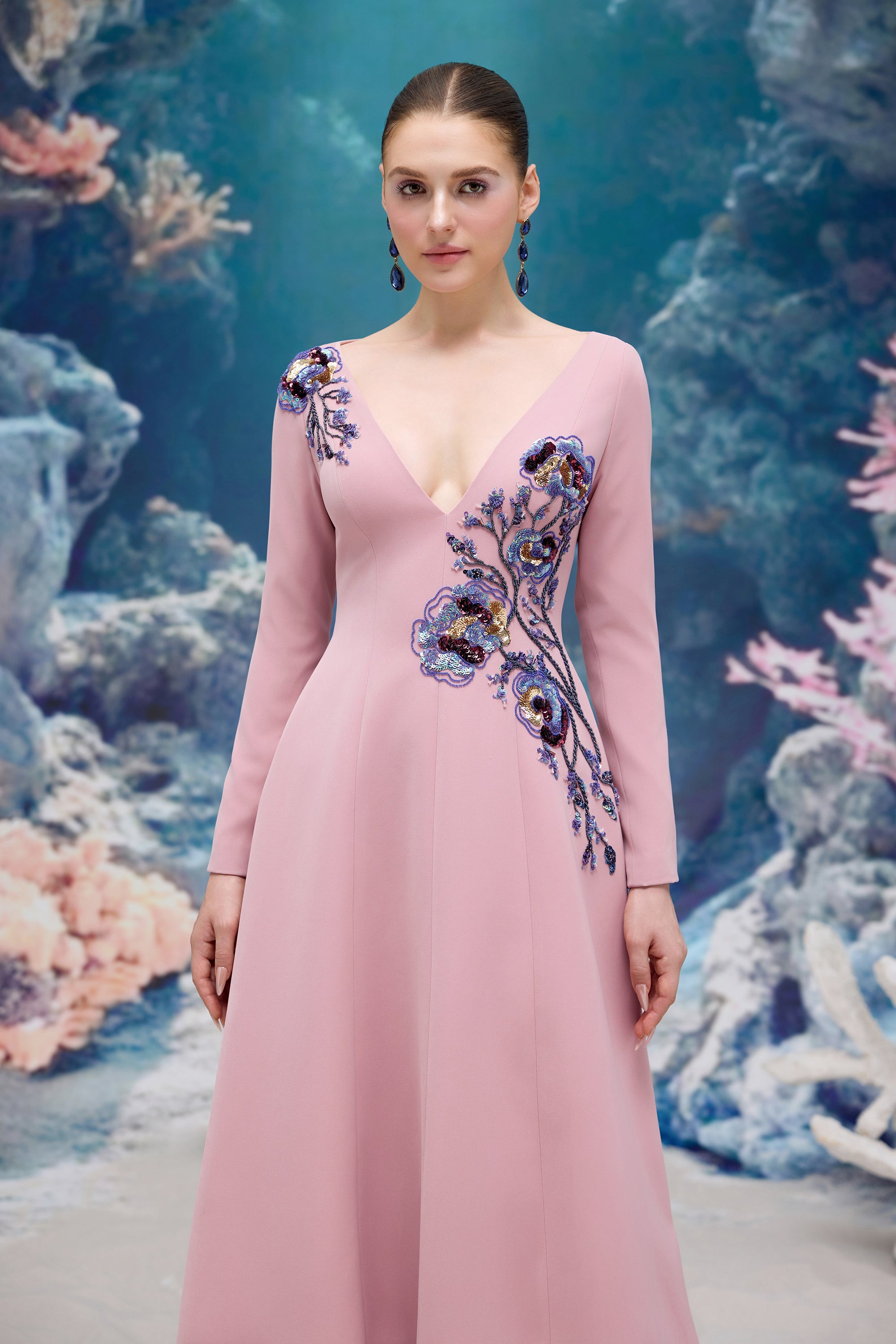 Alouette Crepe Dress