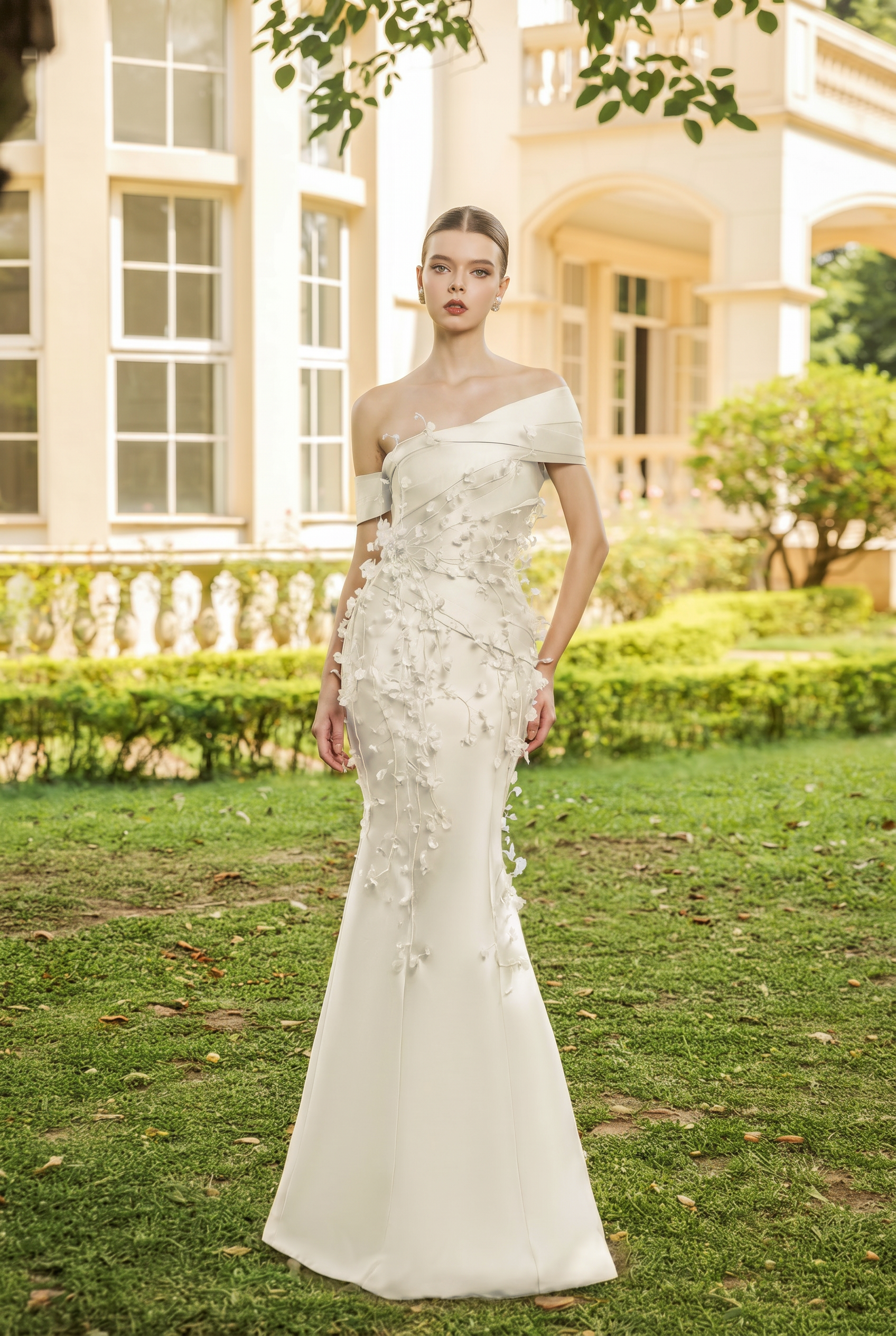 Antoinettee Taffeta Dress