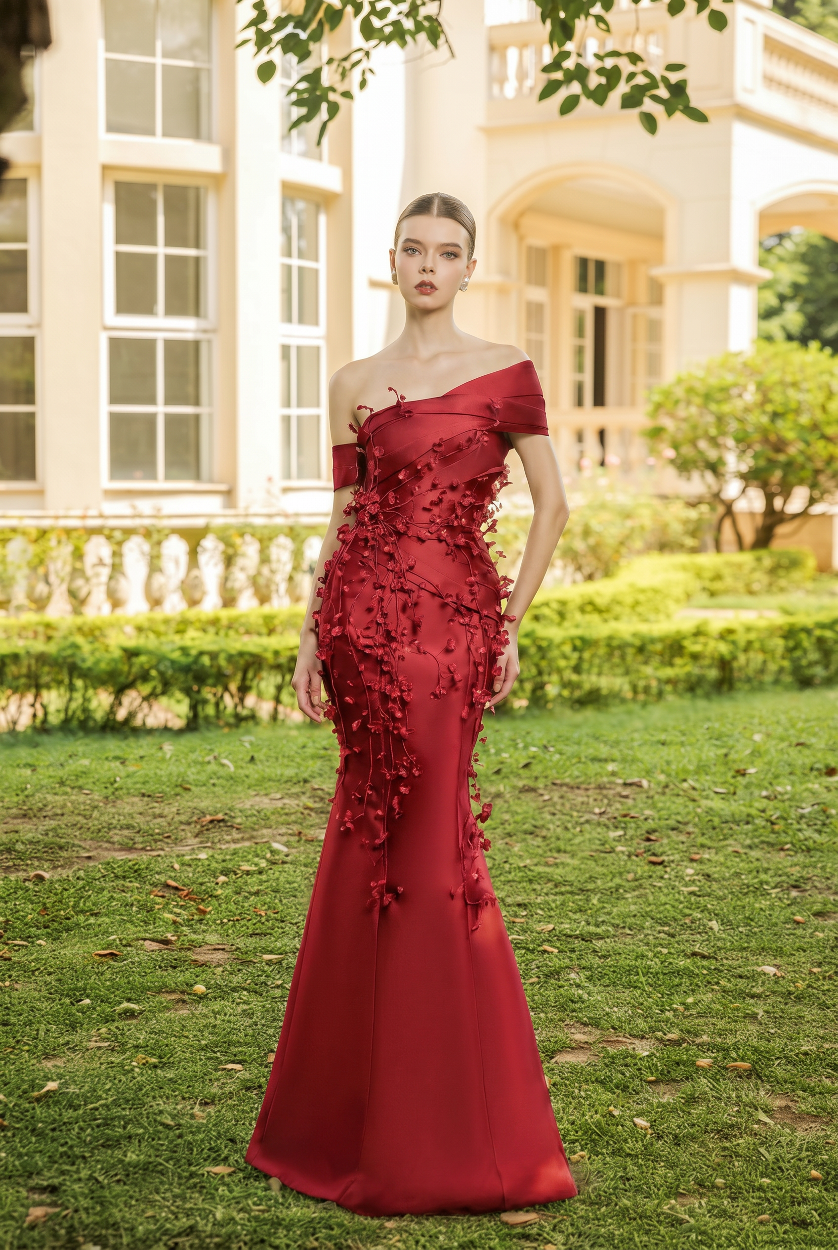 Antoinettee Taffeta Dress