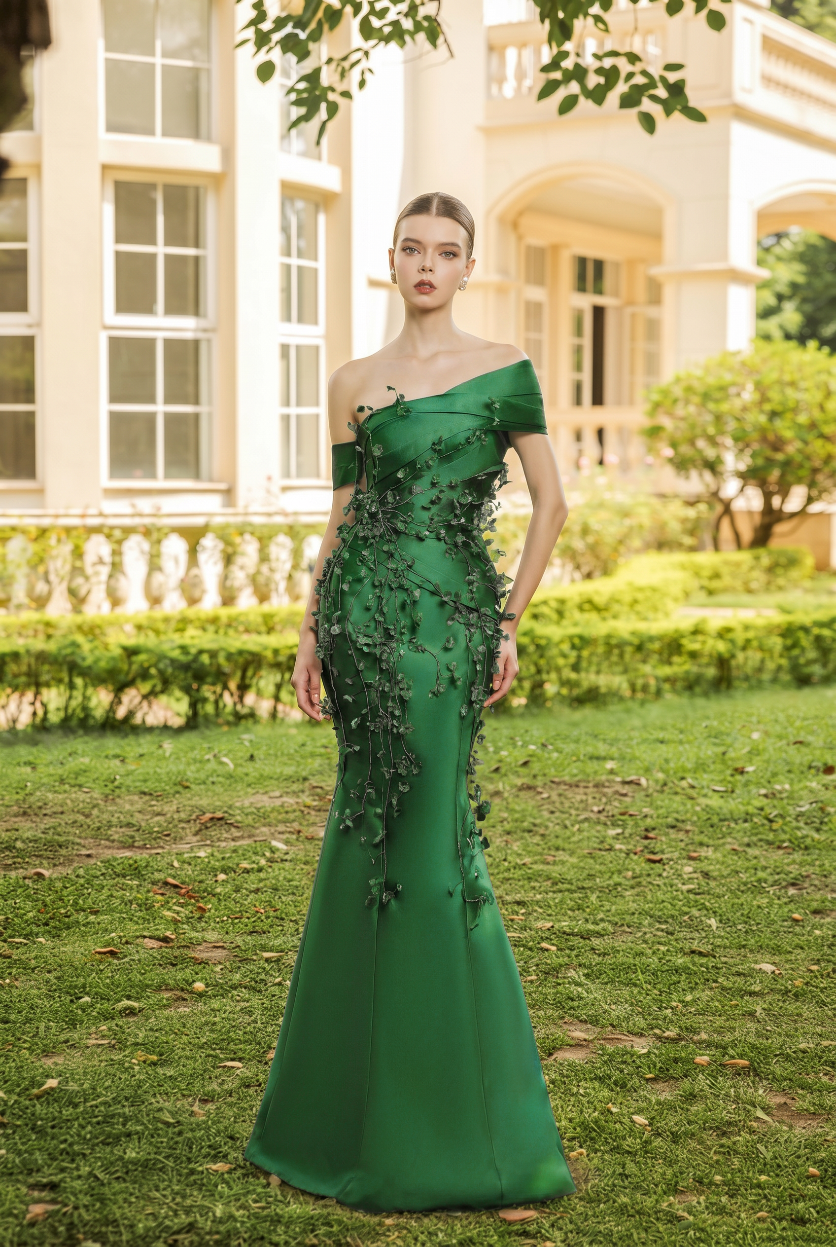 Antoinettee Taffeta Dress