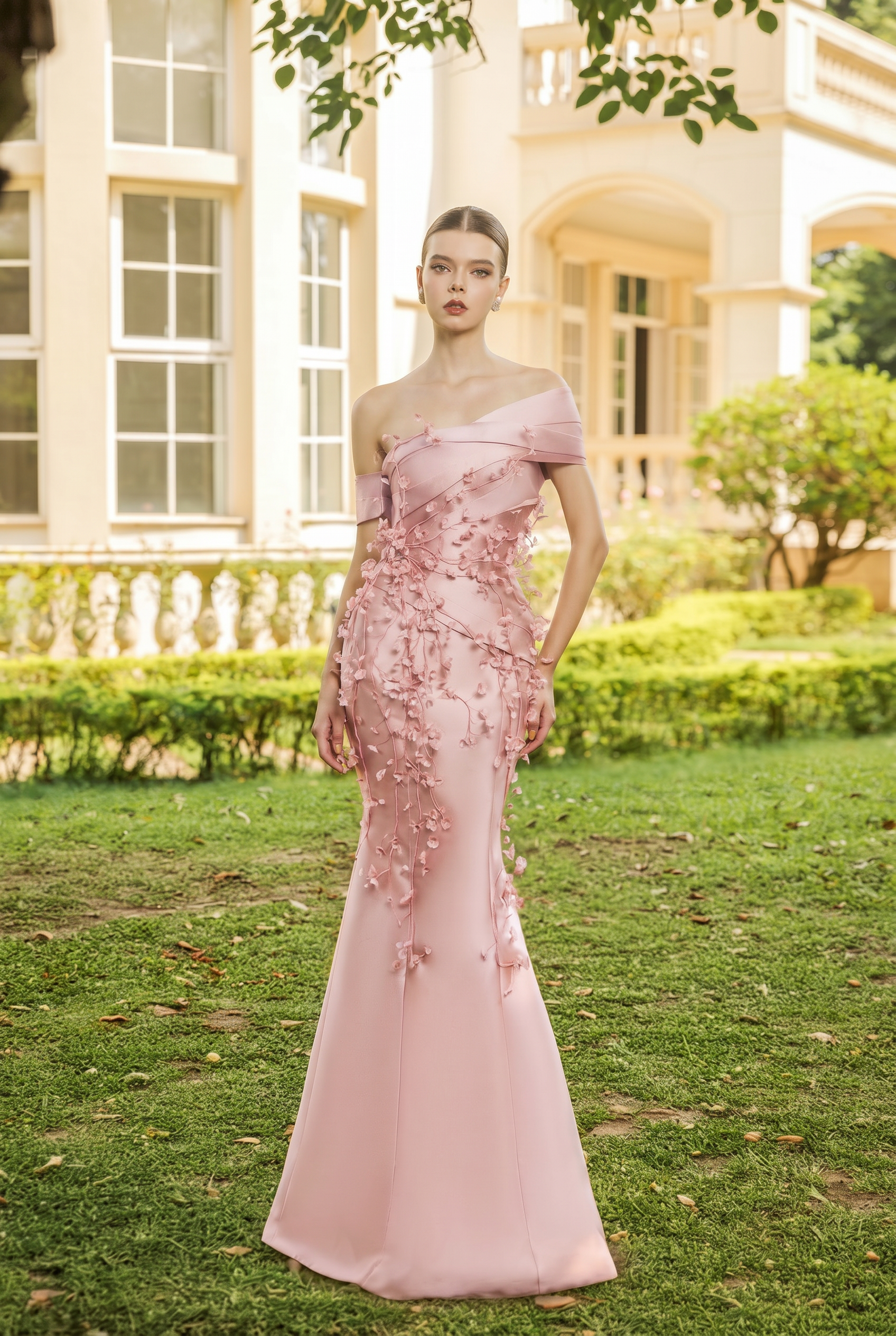 Antoinettee Taffeta Dress
