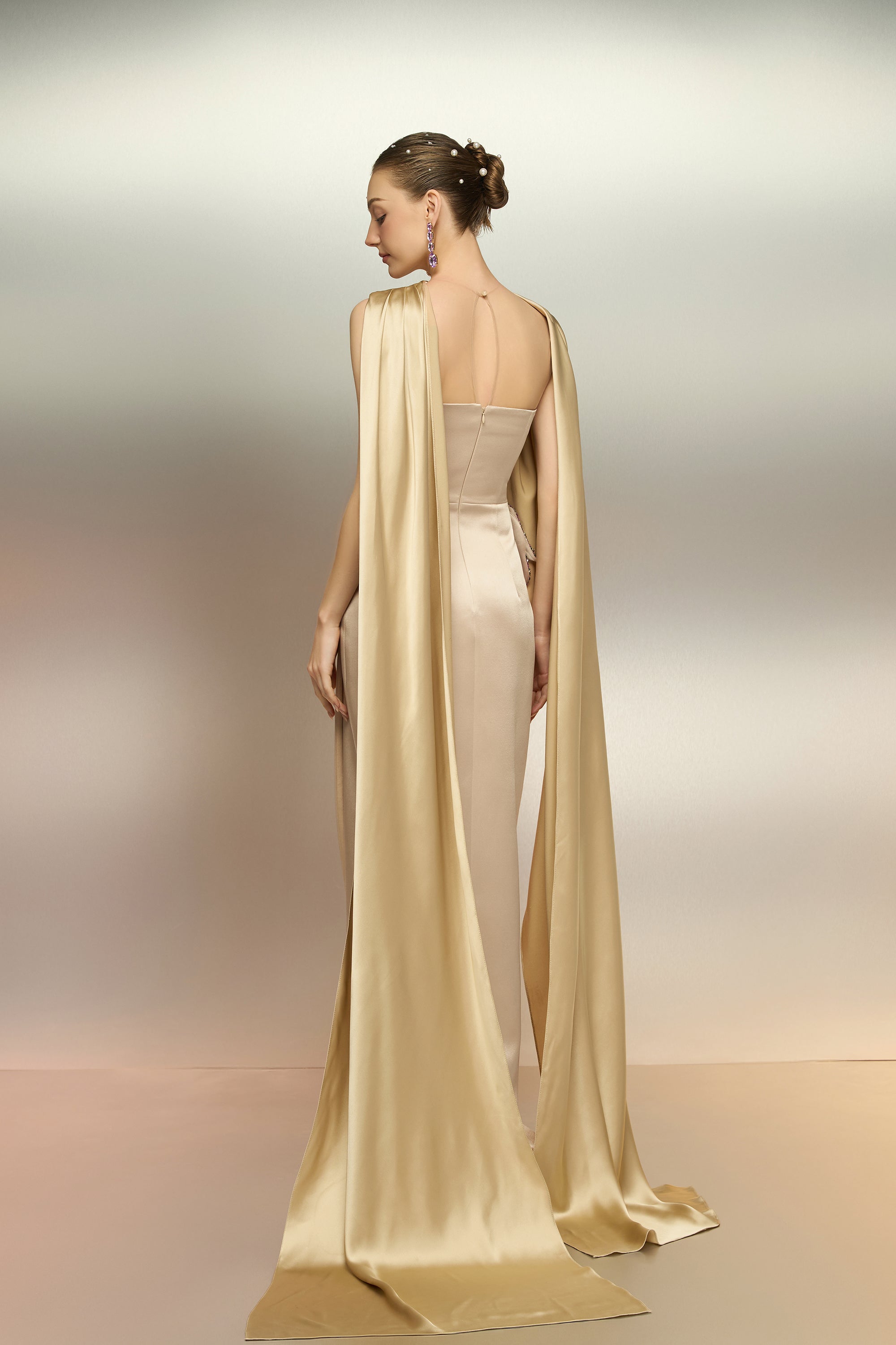 Sabbara silk taffeta dress