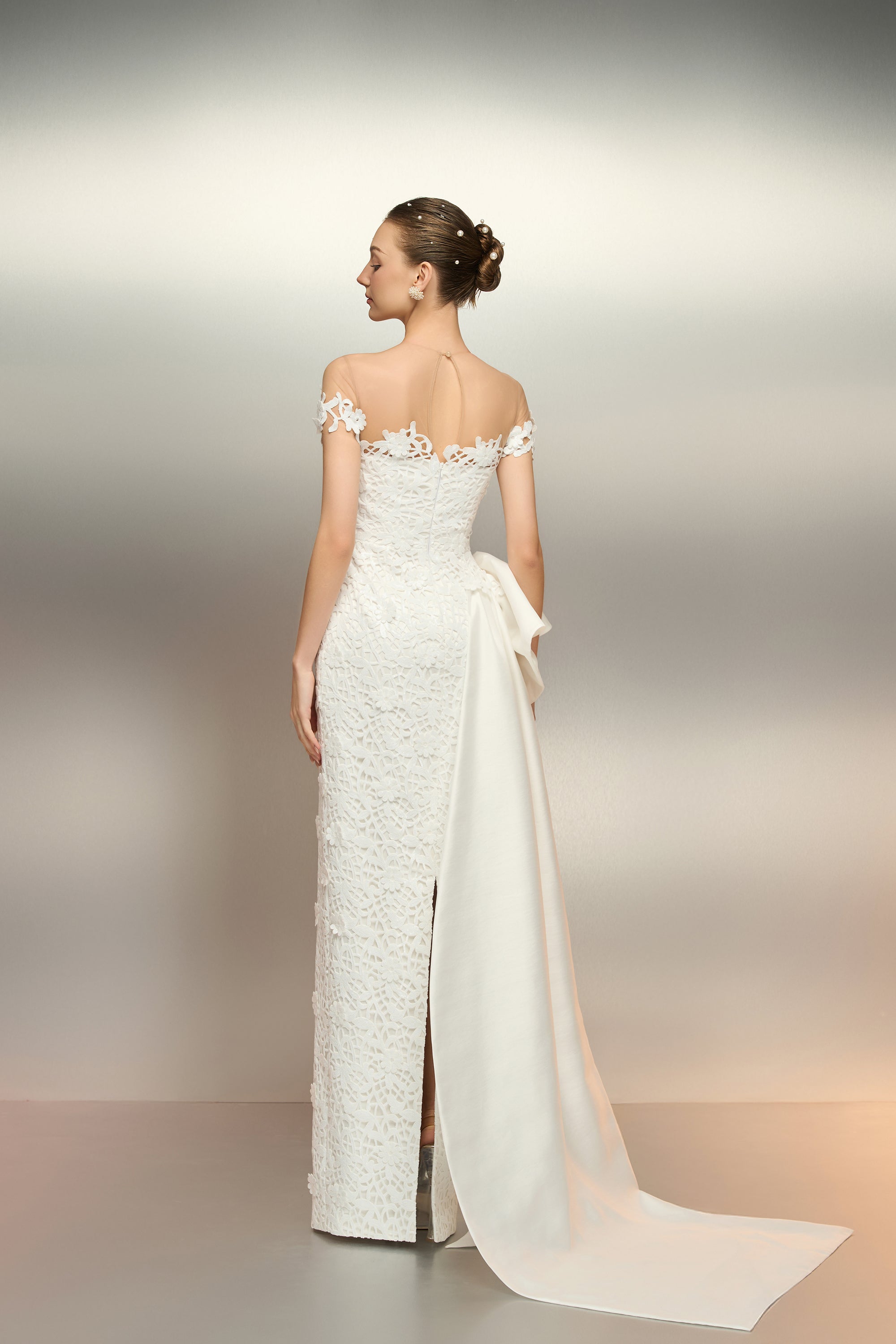 Fawaniya sequin lace dress