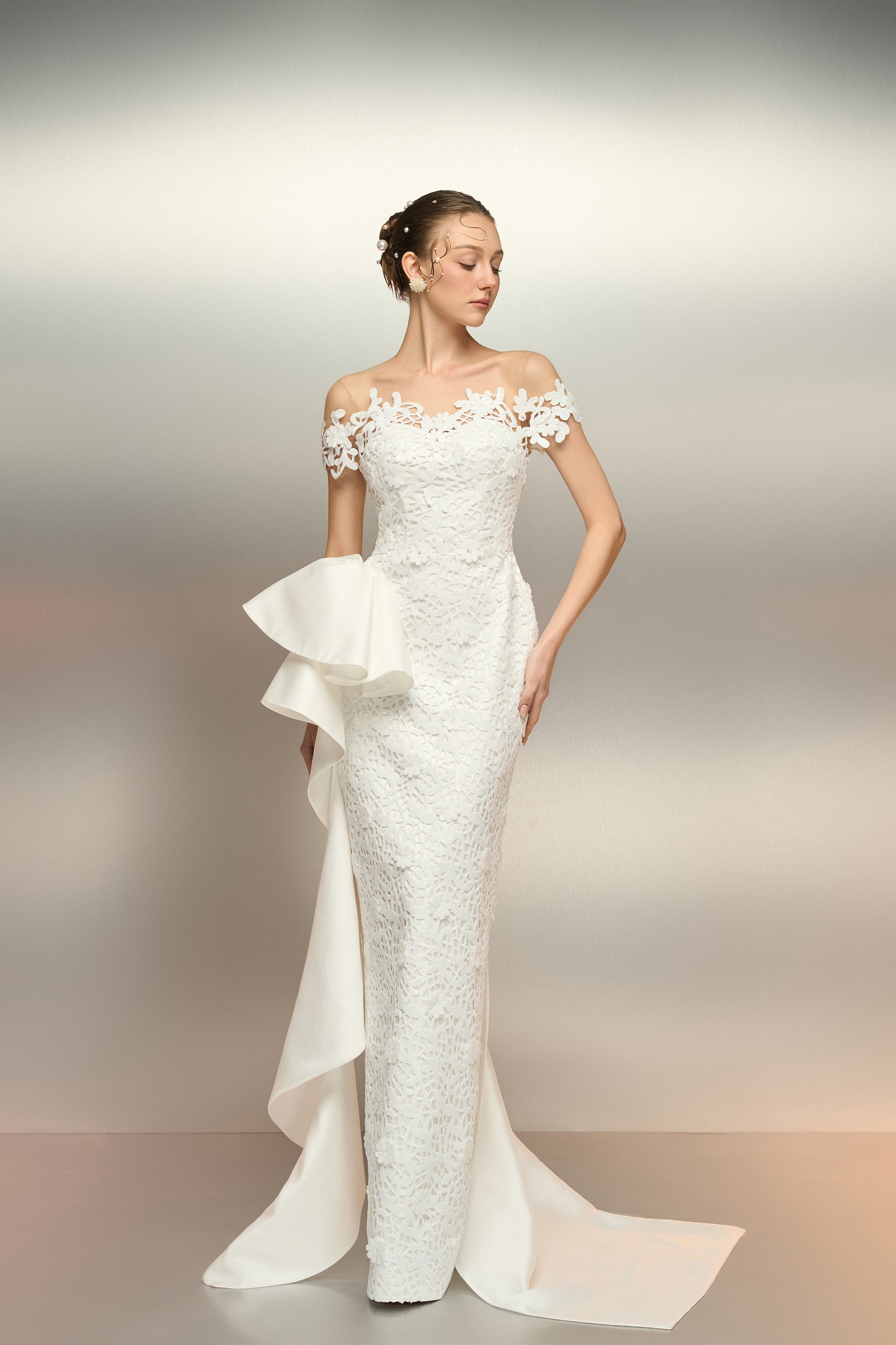 Fawaniya sequin lace dress