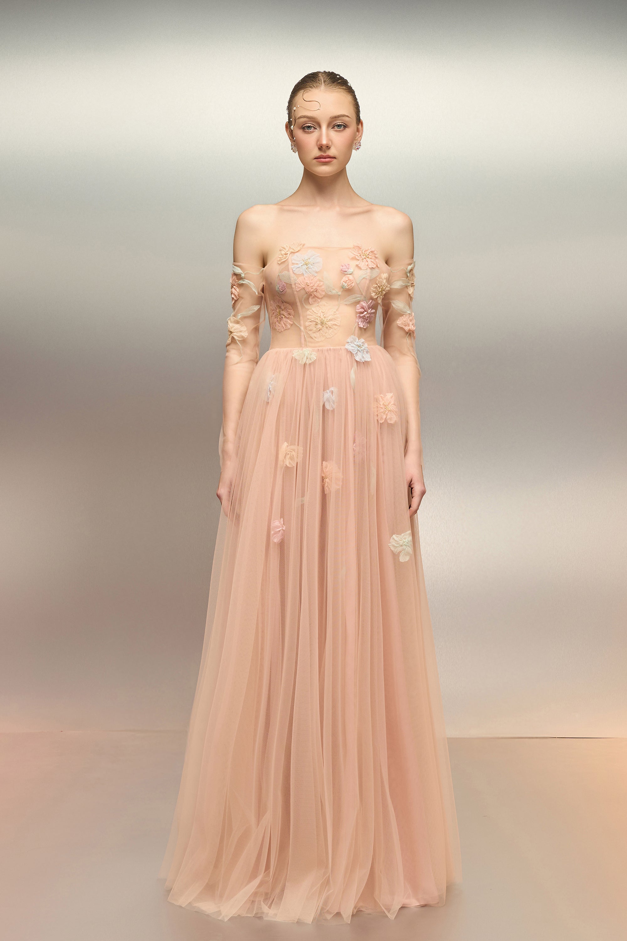 Talh tulle flower dress