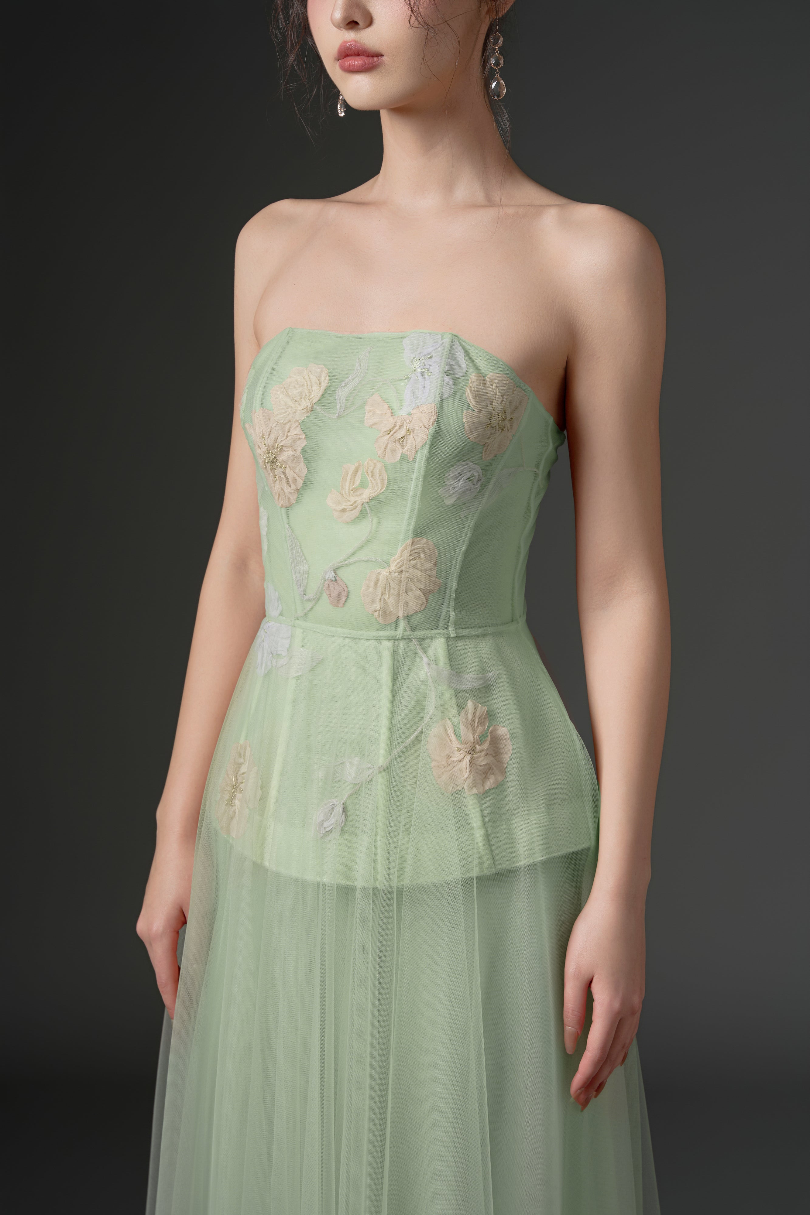 Samaka tulle flower dress