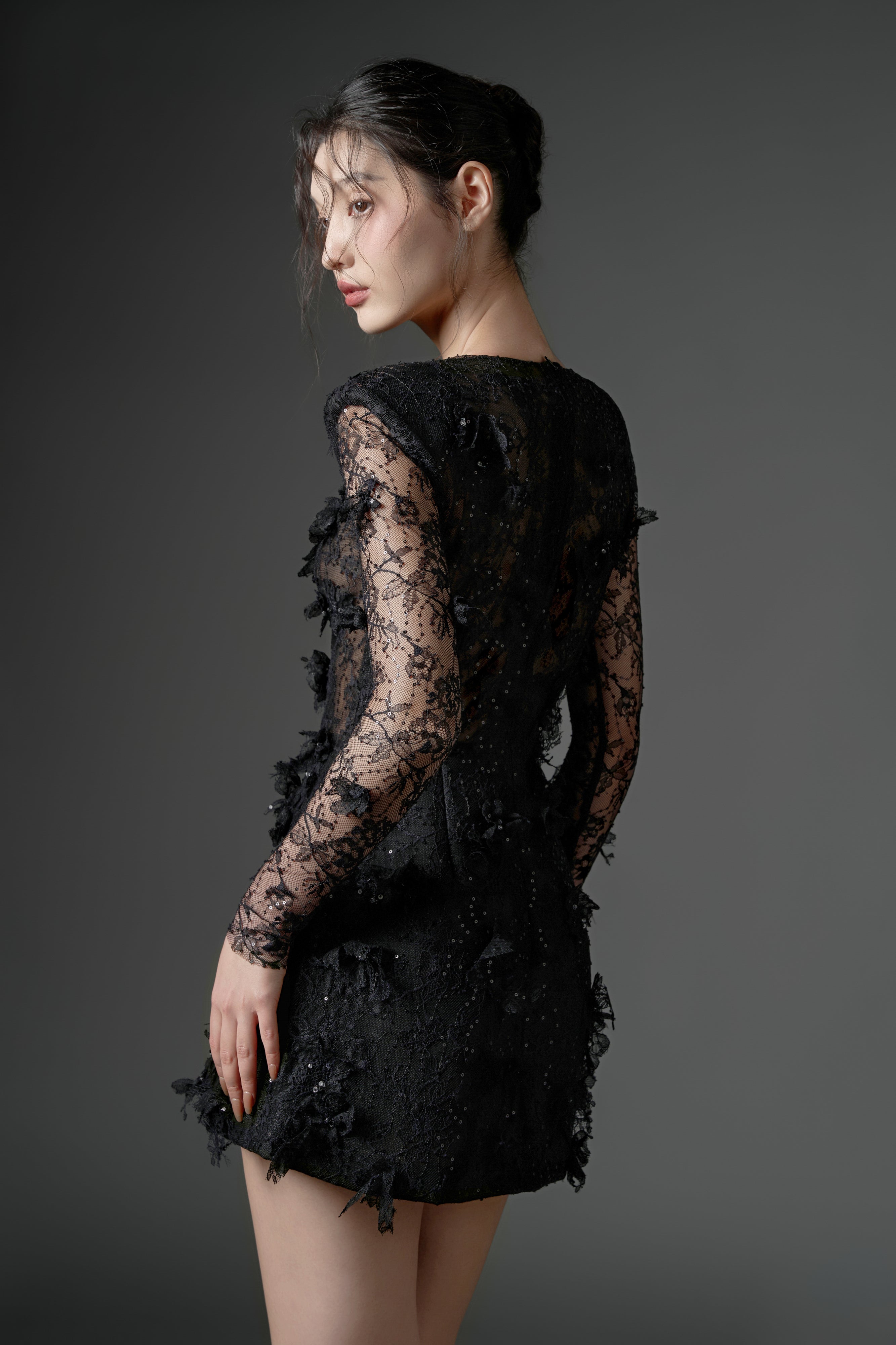 Dubb lace flower dress