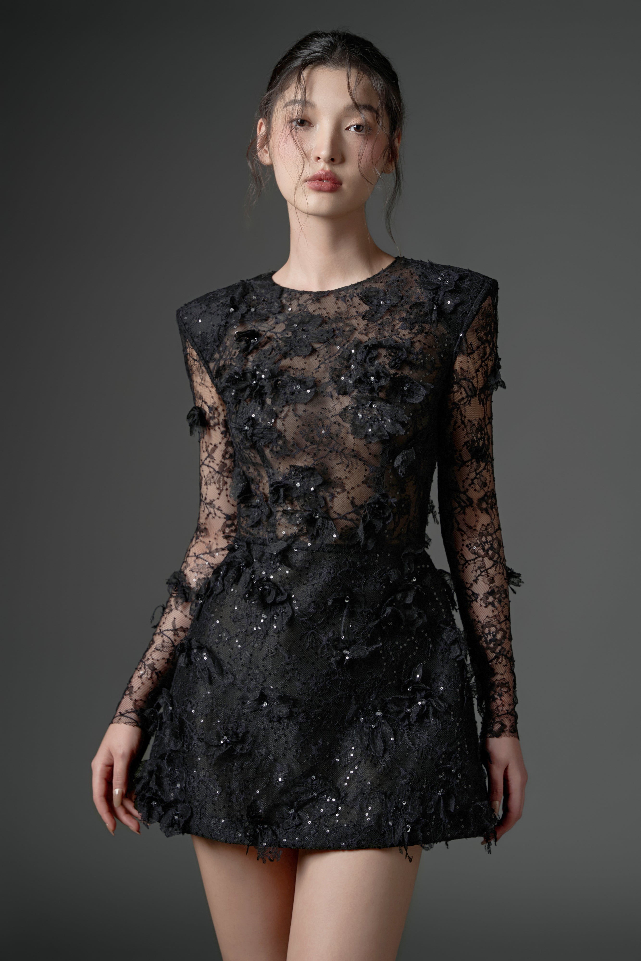 Dubb lace flower dress