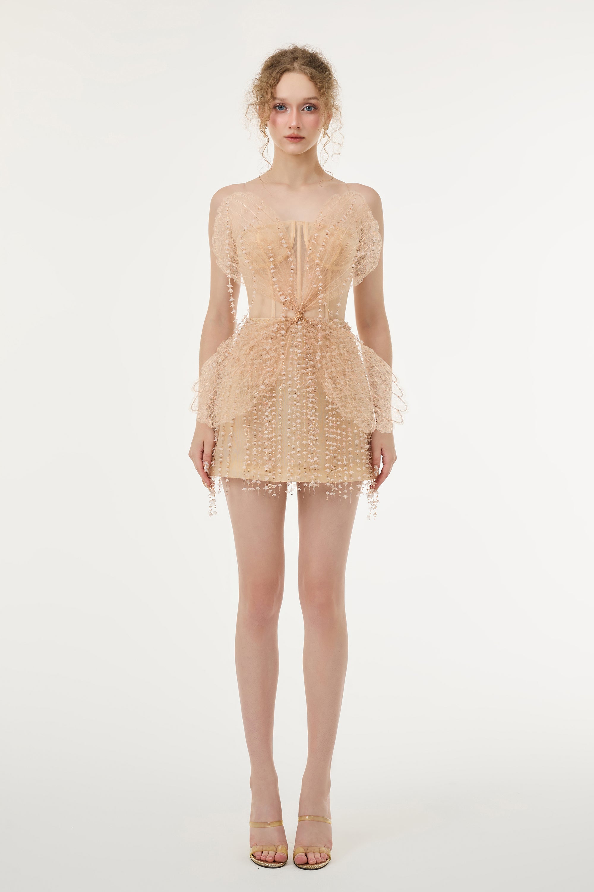 Sabrina Lace & Tulle Dress