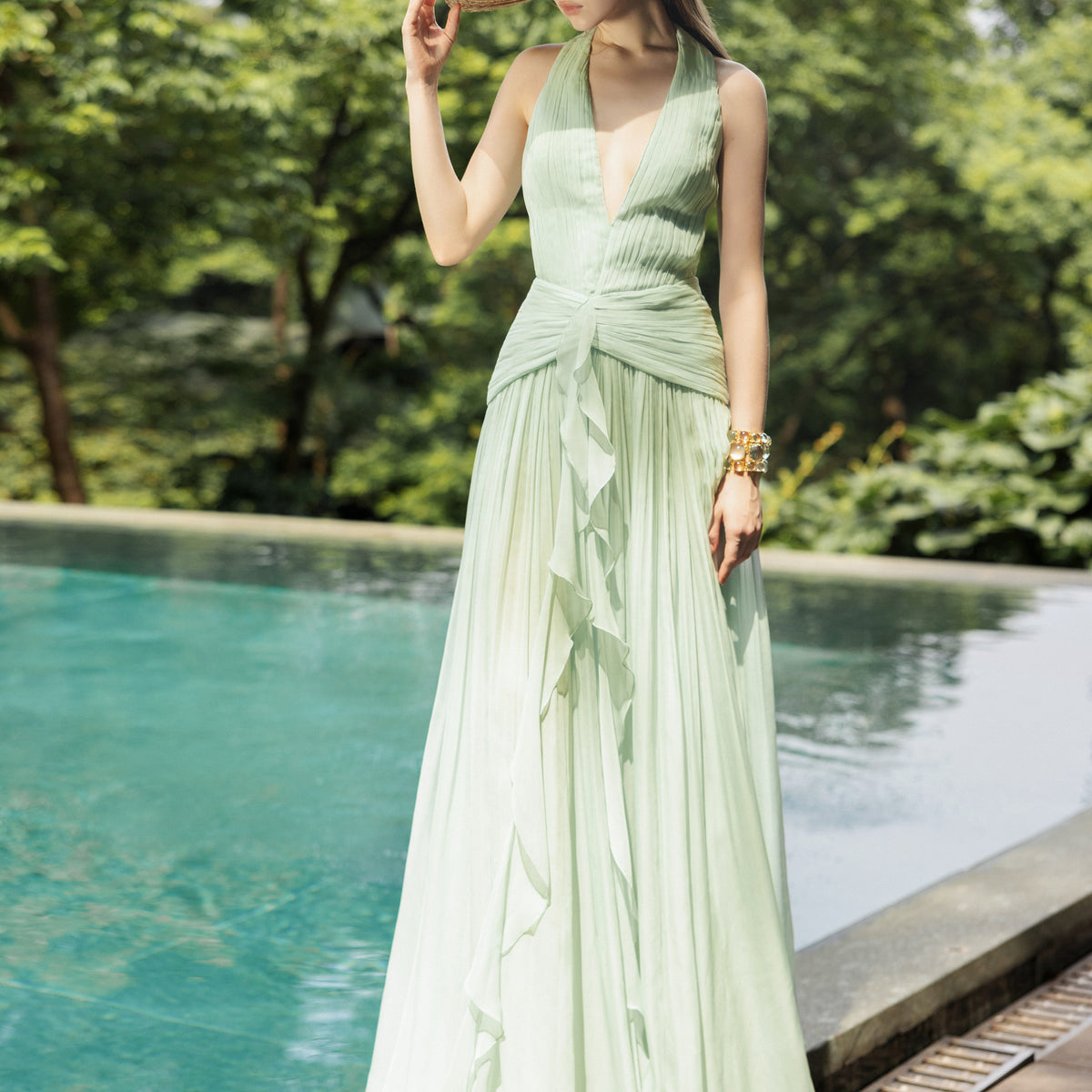 Dorothea silk pleated dress Dorothea silk pleated dress