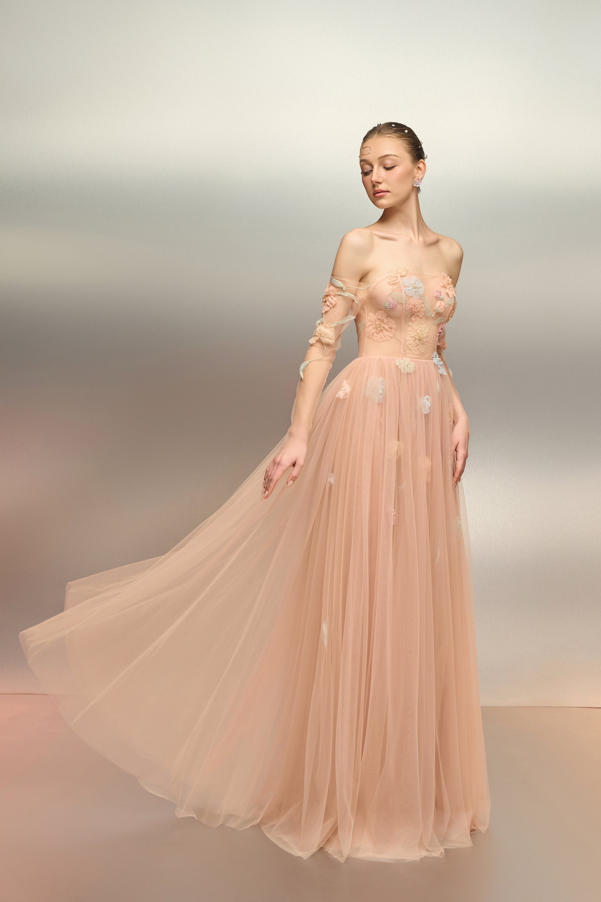 Talh tulle flower dress