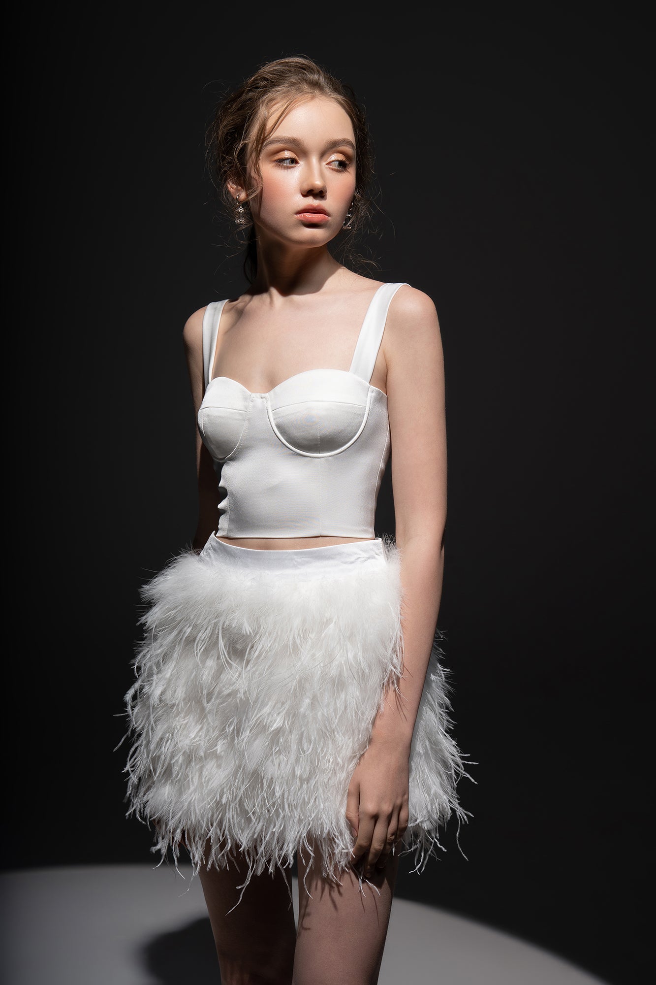 Sara Texture crop top– 21SIX COUTURE