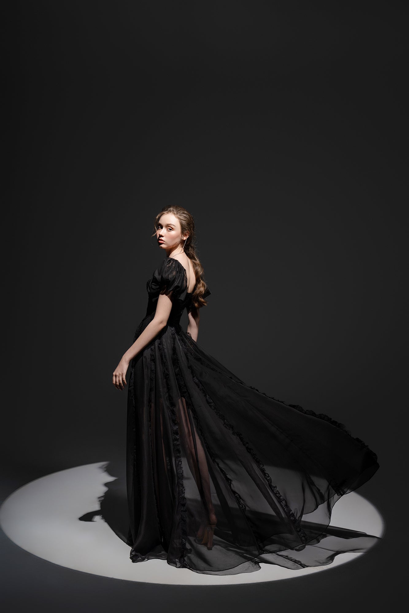 Elsa Silk-Lace dress