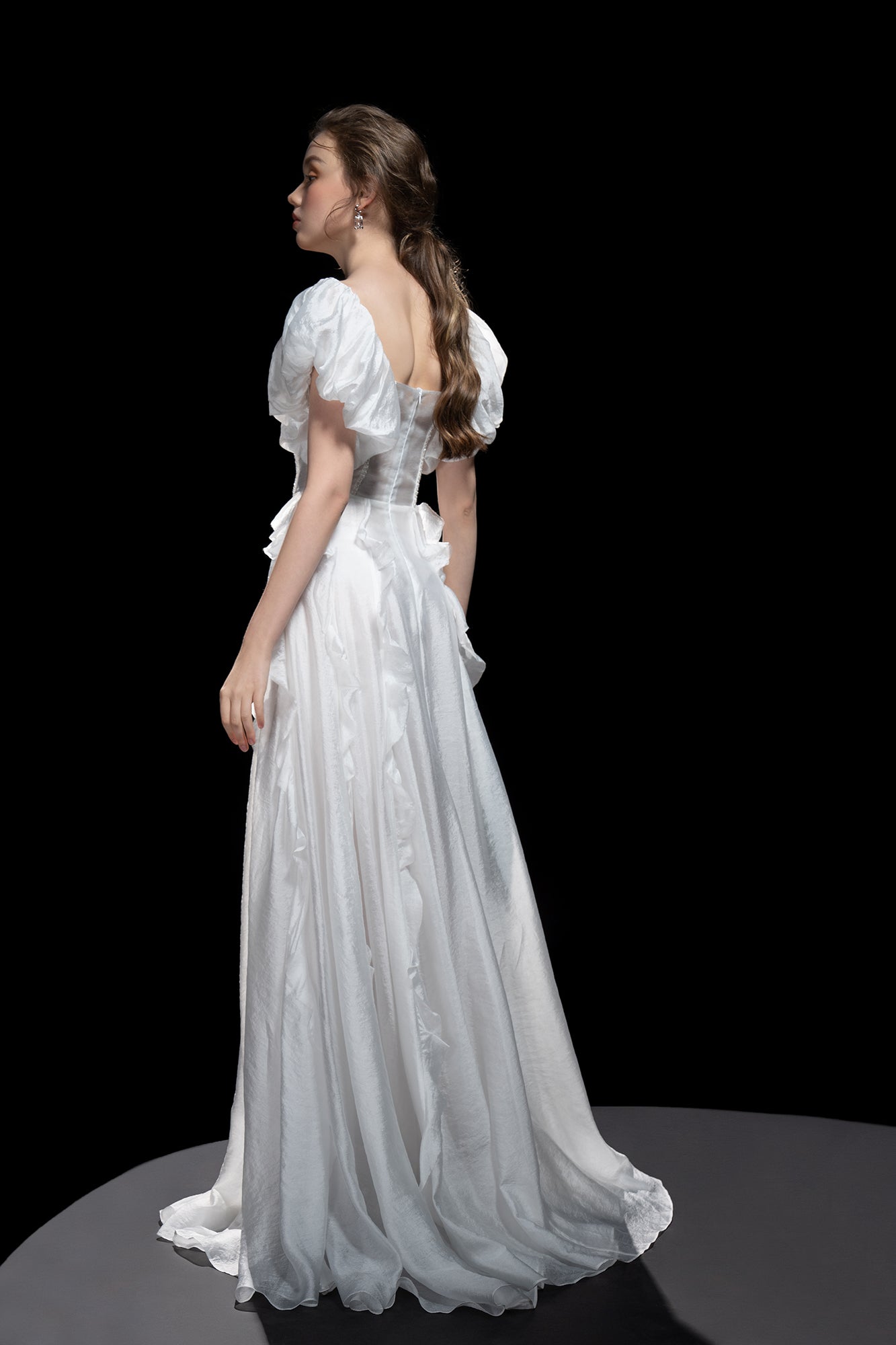 Garcia Silk ruffles dress