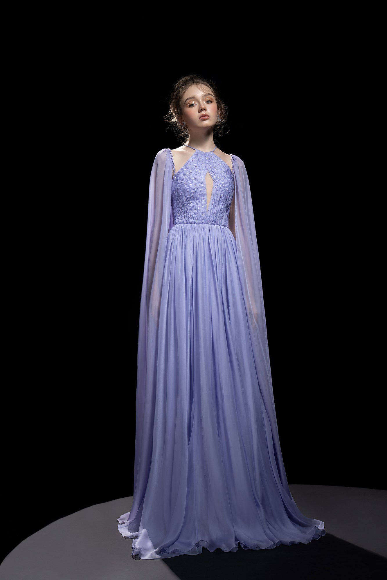 Dalia Silk Cut out dress