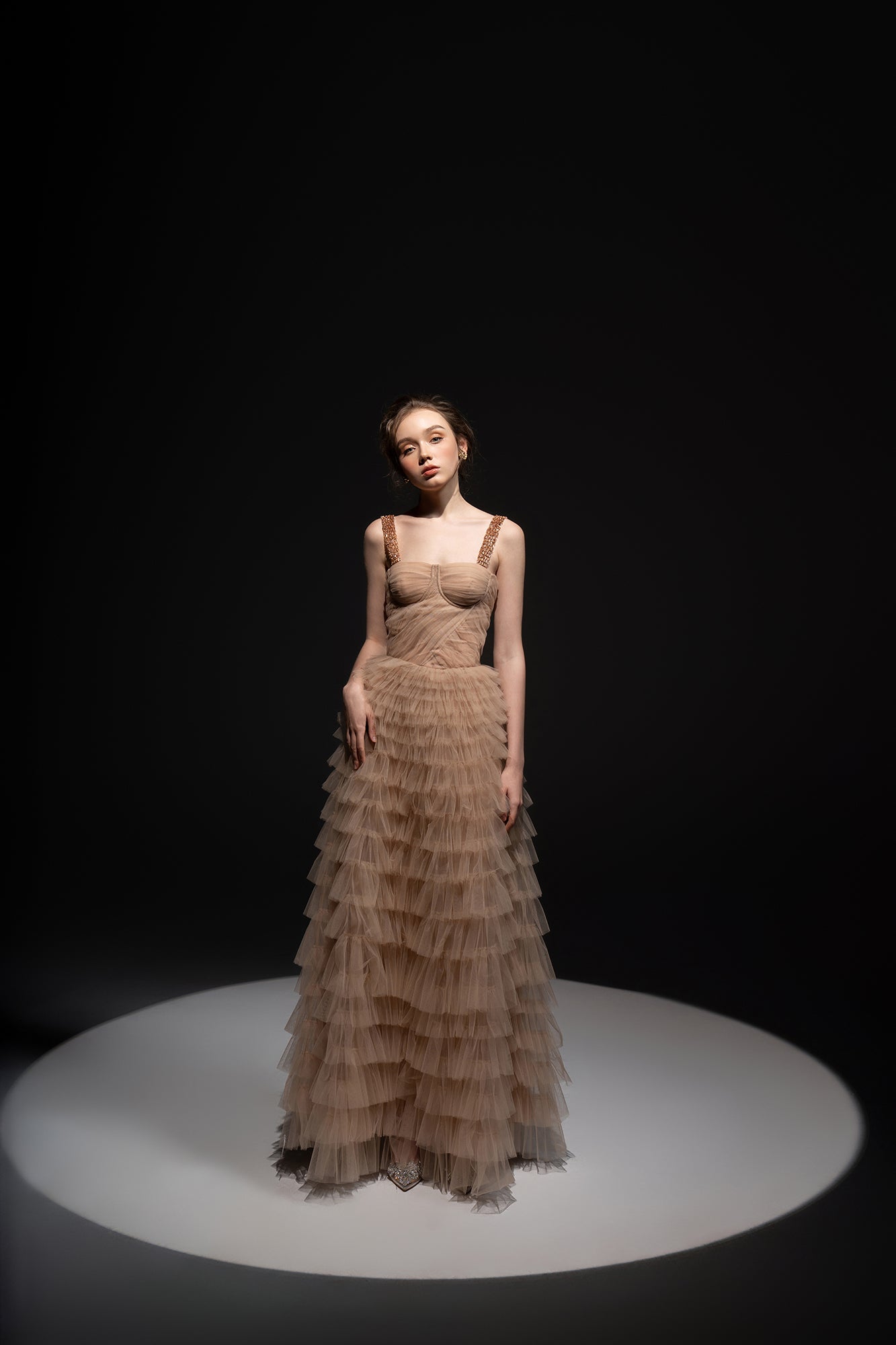 Laurent Tulle layered dress