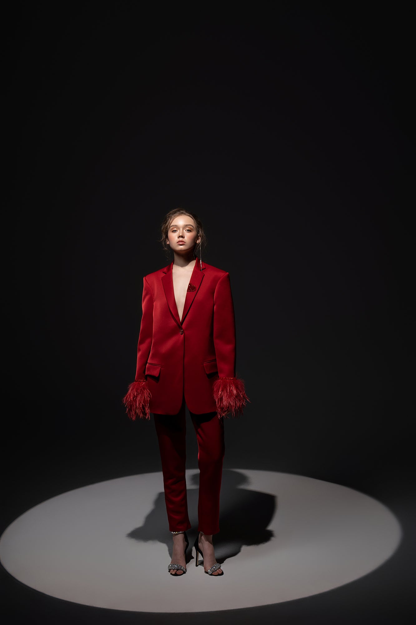 Kathryn Taffeta Straight pants